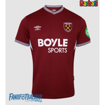 West Ham United Tricou Fotbal Replică 2025-26 Barbati Acasa